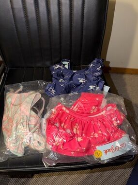3-piece Cat & Jack baby/toddler swimsuits 12M